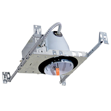 LEDQuant 3" Inch New Construction Recessed Housing Can without Driver for Ceiling Downlights TP24 Connection IC Rated