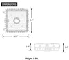 LED outdoor canopy light, Lumen and Kelvin Field Selectable, UL listed, DLC