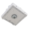 LED outdoor canopy light, Lumen and Kelvin Field Selectable, UL listed, DLC